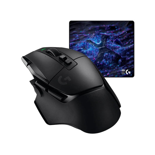 Logitech G502 X Plus Wireless Gaming Mouse - LIGHTSPEED Optical, LIGHTFORCE Switches, LIGHTSYNC RGB, HERO 25K Sensor for PC/Mac - Black