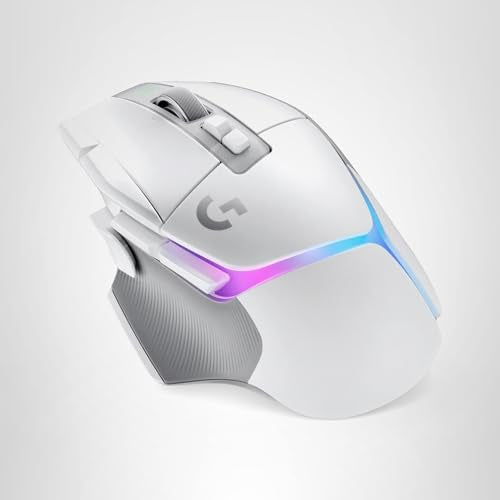 Logitech G502 X Plus Wireless Gaming Mouse - LIGHTSPEED Optical, LIGHTFORCE Switches, LIGHTSYNC RGB, HERO 25K Sensor for PC/Mac - Black