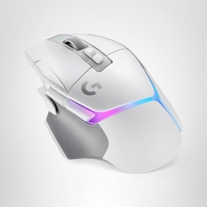 Logitech G502 X Plus Wireless Gaming Mouse - LIGHTSPEED Optical, LIGHTFORCE Switches, LIGHTSYNC RGB, HERO 25K Sensor for PC/Mac - Black