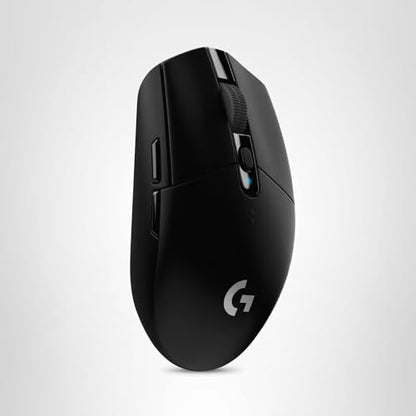 Logitech G305 LIGHTSPEED Wireless Gaming Mouse, Hero 12K Sensor, 12,000 DPI, Lightweight, 6 Programmable Buttons, 250h Battery Life, On-Board Memory, PC/Mac - Black