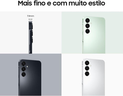 SAMSUNG Galaxy A16 4G Dual SIM (128GB, 2025) 6.7" 90Hz AMOLED, Splash Resistant, 8Core, 50MP Camera (Factory Unlocked International Model for GSM, Global) A165M/DS (25W Fast Charger Bundle, Black)