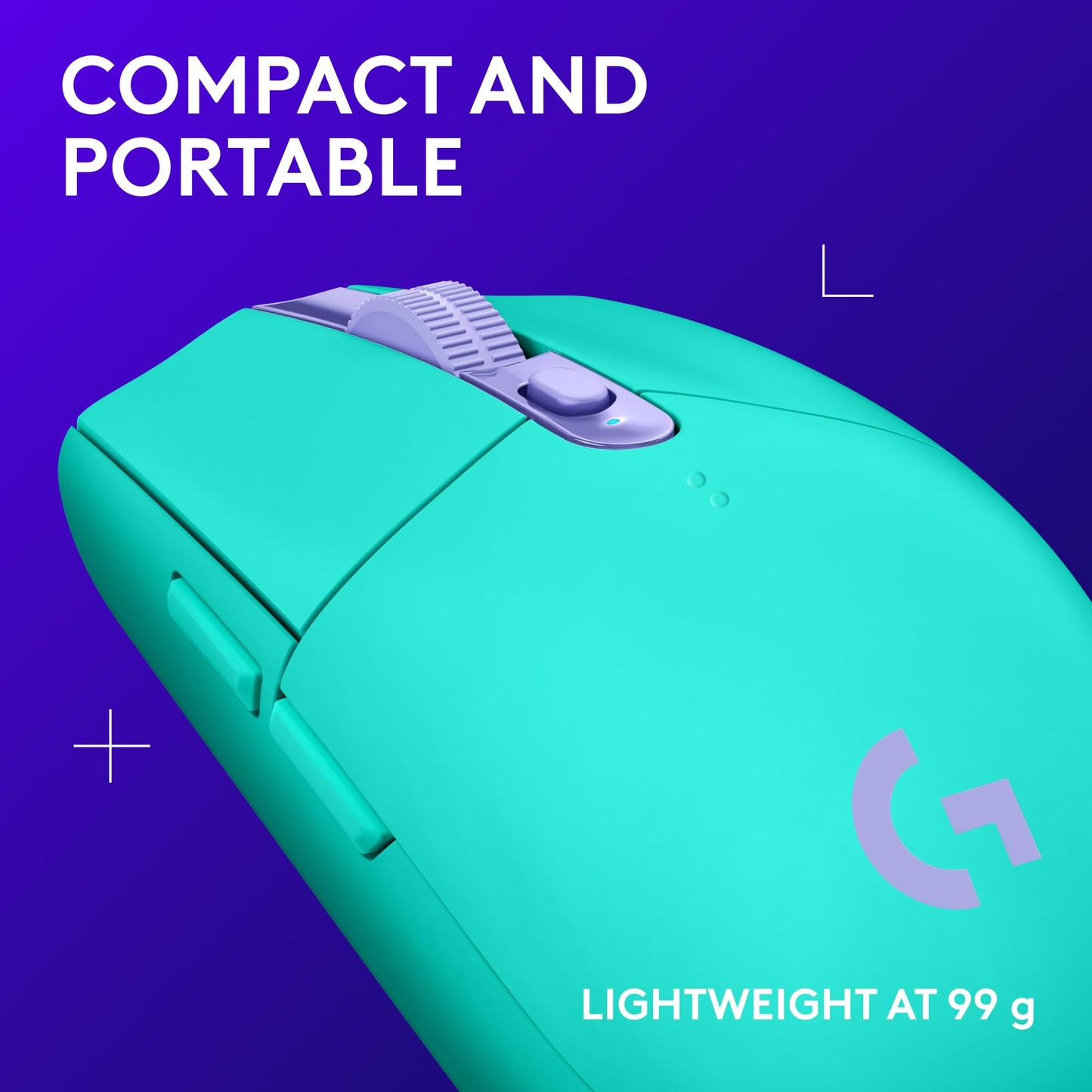 Logitech G305 LIGHTSPEED Wireless Gaming Mouse, Hero 12K Sensor, 12,000 DPI, Lightweight, 6 Programmable Buttons, 250h Battery Life, On-Board Memory, PC/Mac - Black