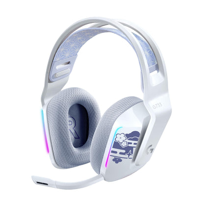 Logitech G733 Lightspeed Wireless Gaming Headset, Suspension Headband, Lightsync RGB, Blue VO!CE Mic, PRO-G Audio – Black, Gaming Headset Wireless, PC, PS5, PS4, Switch Compatible