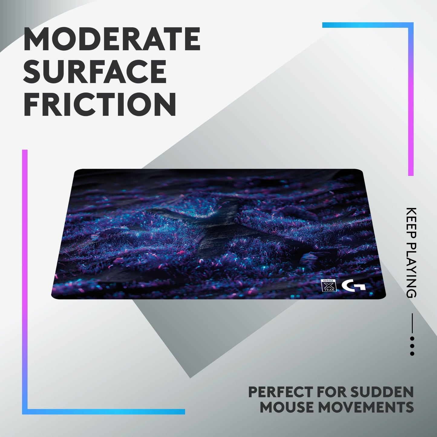 Logitech G502 X Plus Wireless Gaming Mouse - LIGHTSPEED Optical, LIGHTFORCE Switches, LIGHTSYNC RGB, HERO 25K Sensor for PC/Mac - Black