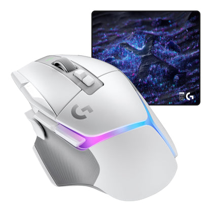 Logitech G502 X Plus Wireless Gaming Mouse - LIGHTSPEED Optical, LIGHTFORCE Switches, LIGHTSYNC RGB, HERO 25K Sensor for PC/Mac - Black