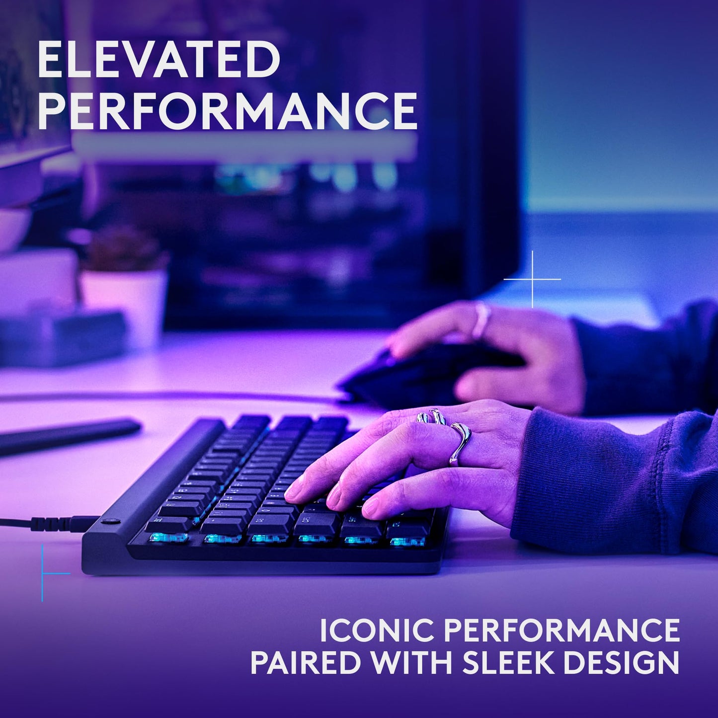 Logitech G502 X Plus Wireless Gaming Mouse - LIGHTSPEED Optical, LIGHTFORCE Switches, LIGHTSYNC RGB, HERO 25K Sensor for PC/Mac - Black